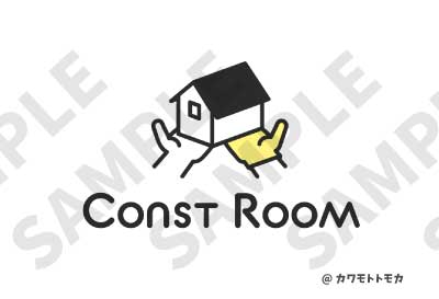 建設工事相談のマッチングサイト「ConstRoom」のロゴデザイン